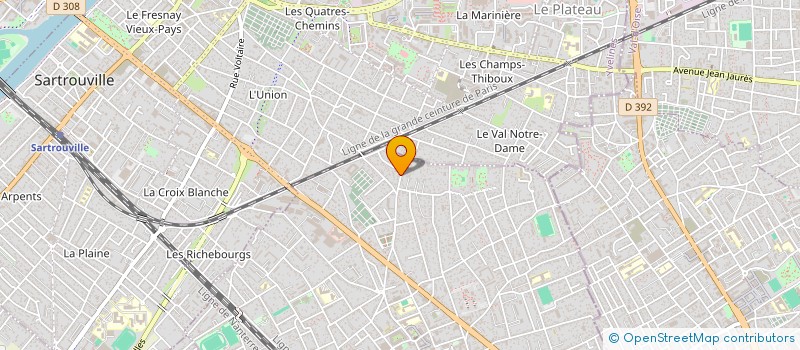 localisation de l'entreprise ITS YSF CHATOU  HOUILLES