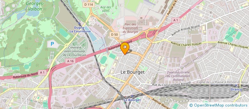 localisation de l'entreprise ITS2 à LE BOURGET