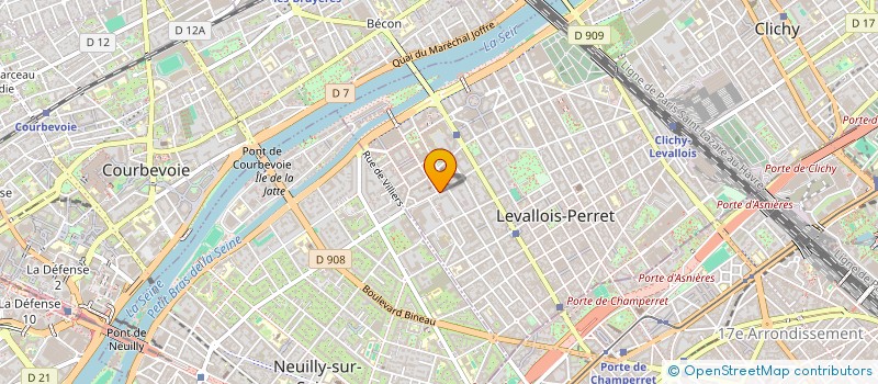 localisation de l'entreprise ITSAL à LEVALLOIS-PERRET