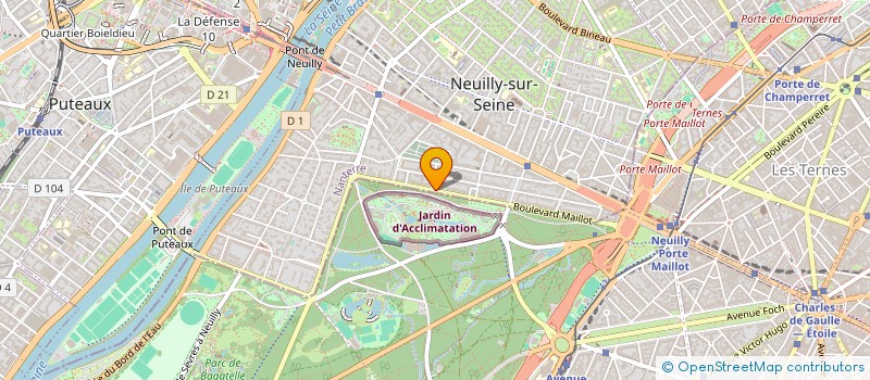 localisation de l'entreprise ITSAR IMMO à NEUILLY-SUR-SEINE