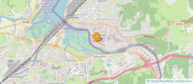 localisation de l'entreprise ITSAS-BIDE  HENDAYE