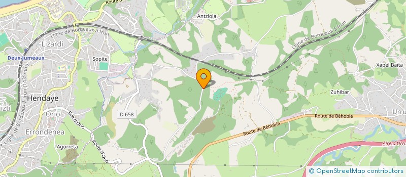 localisation de l'entreprise ITSAS GAINA  URRUGNE