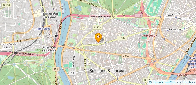 localisation de l'entreprise ITSAS MENDI à BOULOGNE-BILLANCOURT