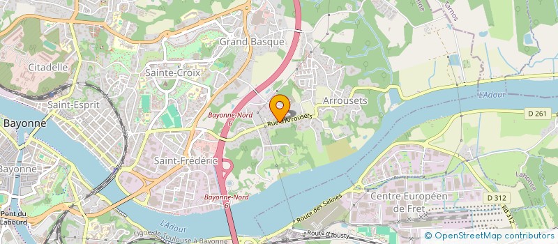 localisation de l'entreprise ITSAS MENDI à BAYONNE