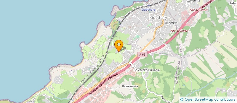 localisation de l'entreprise ITSAS MENDI CLUB à SAINT-JEAN-DE-LUZ