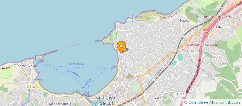 localisation de l'entreprise ITSASO ALDEA  SAINT-JEAN-DE-LUZ