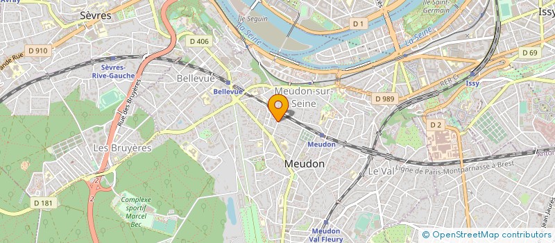localisation de l'entreprise ITSEN à MEUDON