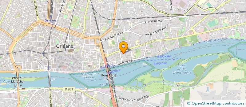 localisation de l'entreprise ITSL RESEAUX à ORLEANS