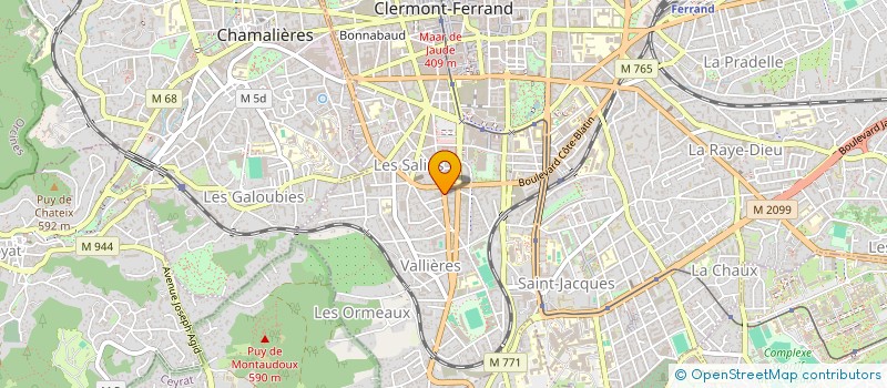 localisation de l'entreprise ITSRA GRIMP'AUVERGNE  CLERMONT-FERRAND