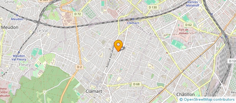 localisation de l'entreprise ITST  CLAMART