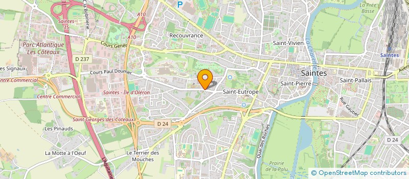 localisation de l'entreprise ITSV CONCEPT  SAINTES