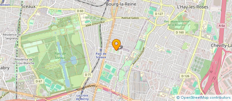 localisation de l'entreprise ITSYSTEM à PALAISEAU