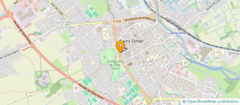 localisation de l'entreprise ITT DEVELOPPEMENT à SAINT-OMER