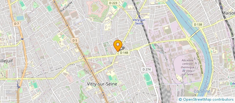 localisation de l'entreprise ITT SERVICES  VITRY-SUR-SEINE