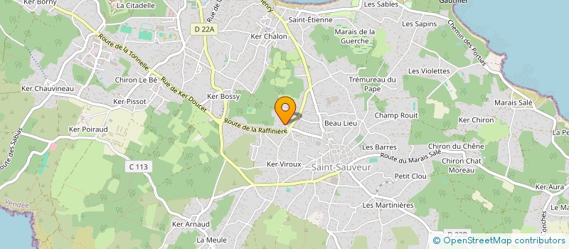 localisation de l'entreprise ITUF  L'ILE-D'YEU