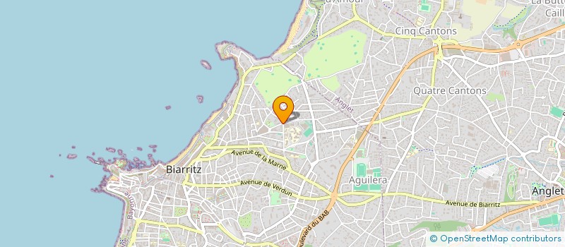 localisation de l'entreprise ITURGUI PEINTURE à BIARRITZ