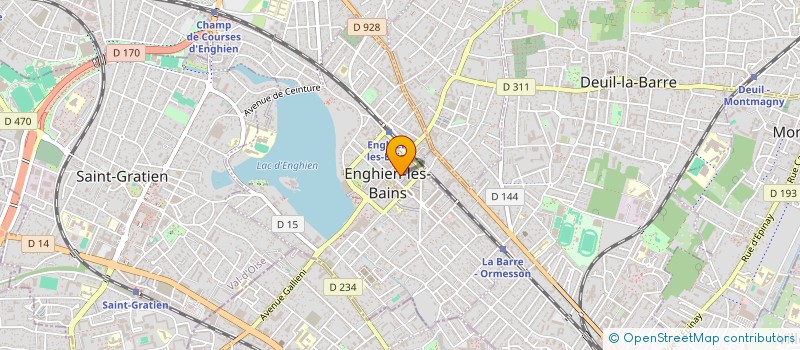 localisation de l'entreprise ITV à ENGHIEN-LES-BAINS