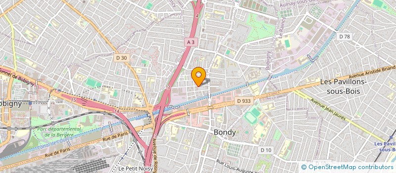 localisation de l'entreprise ITVIR-V à BONDY