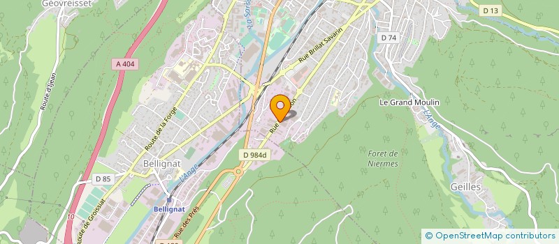 localisation de l'entreprise ITW CER à OYONNAX