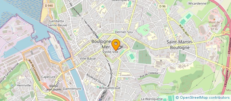 localisation de l'entreprise ITWT  BOULOGNE-SUR-MER