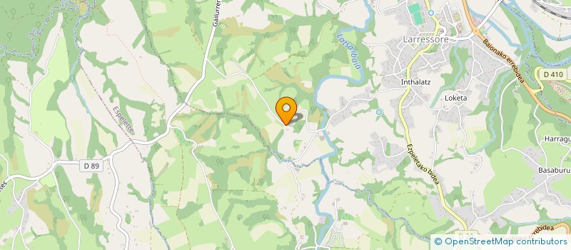 localisation de l'entreprise ITXASOETAN  LARRESSORE