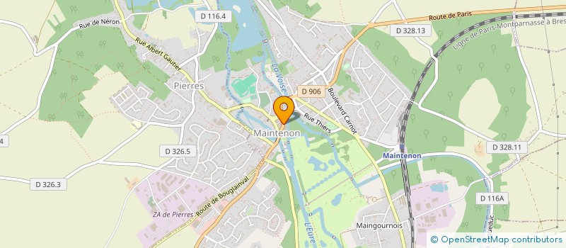localisation de l'entreprise ITYP à MAINTENON