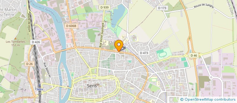 localisation de l'entreprise ITYS à SENS