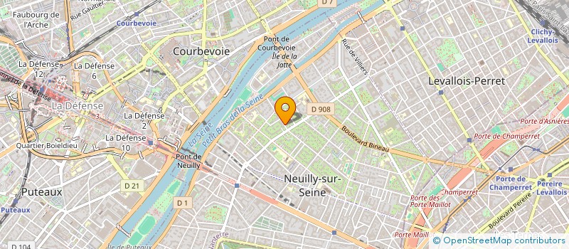 localisation de l'entreprise ITZALPEA à NEUILLY-SUR-SEINE
