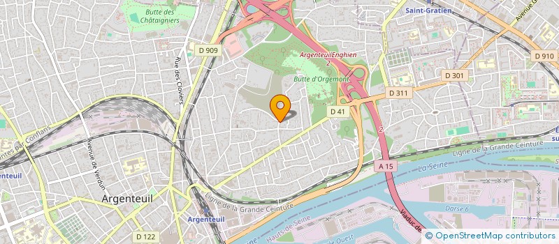 localisation de l'entreprise IU DATA  ARGENTEUIL