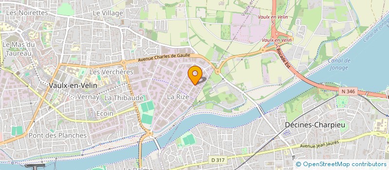 localisation de l'entreprise IU HOLD  VAULX-EN-VELIN