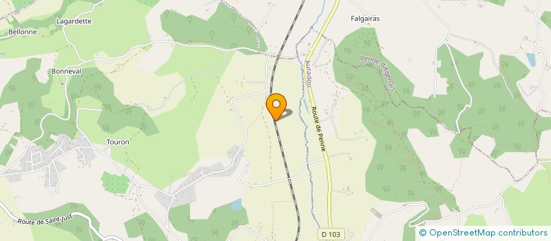 localisation de l'entreprise IU PROD  HAUTEFAGE-LA-TOUR