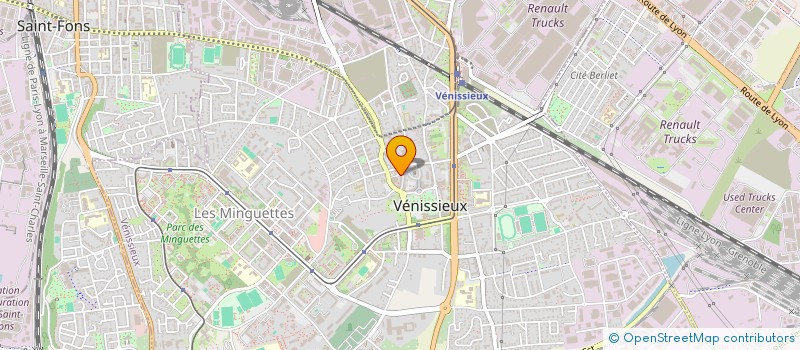 localisation de l'entreprise IULIAN & CRI  VENISSIEUX