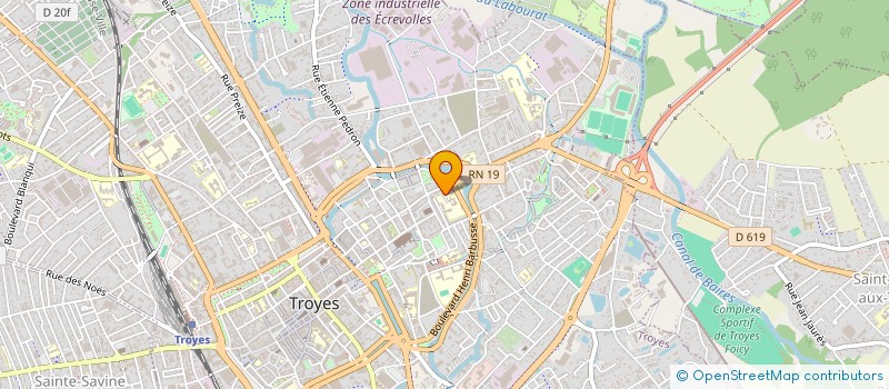 localisation de l'entreprise IUM BATIMENT FORMAT TECHN PATRIMOINE à TROYES
