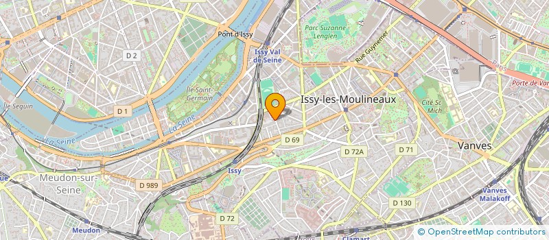 localisation de l'entreprise IURII BAT à ISSY-LES-MOULINEAUX