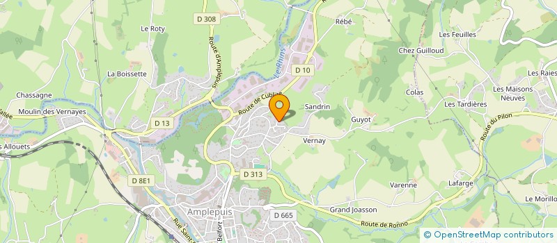 localisation de l'entreprise IURIS CONSULT  THEIZE