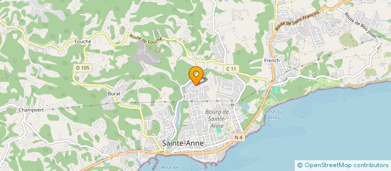 localisation de l'entreprise IURY CHALCOU EURL à SAINTE-ANNE
