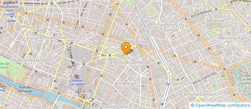 localisation de l'entreprise IUS OMNES  PARIS