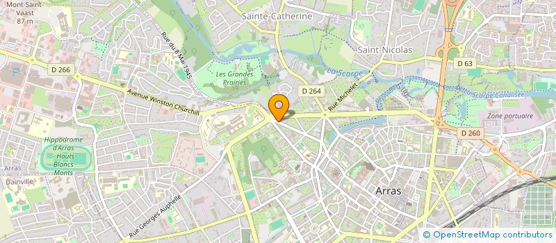 localisation de l'entreprise IUS VIVERE à ARRAS