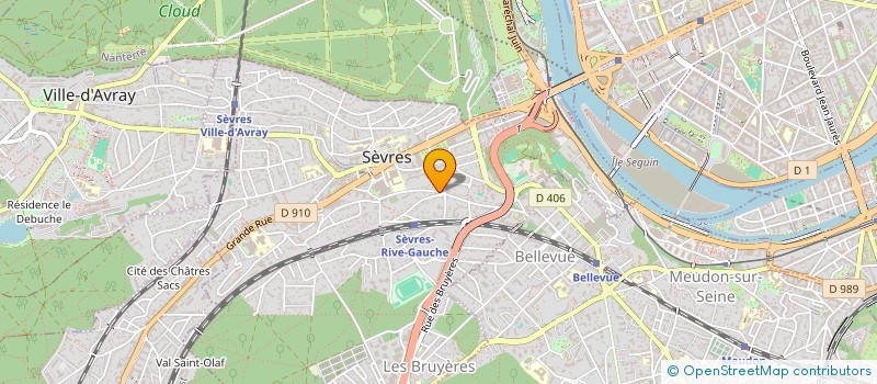 localisation de l'entreprise IUVO à SEVRES
