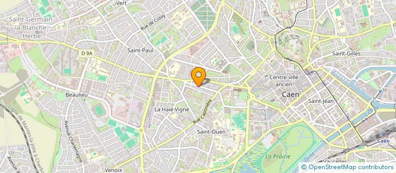 localisation de l'entreprise IUZZA à CAEN