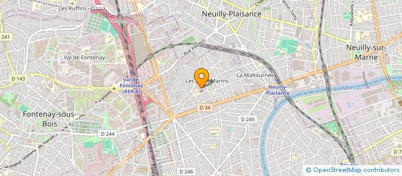localisation de l'entreprise IV  LE PERREUX-SUR-MARNE