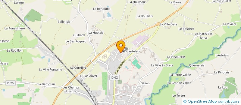 localisation de l'entreprise IV B à CAULNES