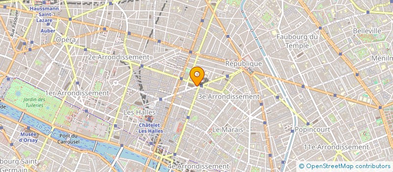 localisation de l'entreprise IV COM  PARIS