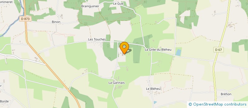 localisation de l'entreprise IV.L.TROFIX  BAINS-SUR-OUST