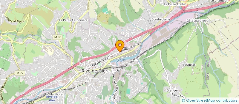 localisation de l'entreprise IV2M à RIVE-DE-GIER