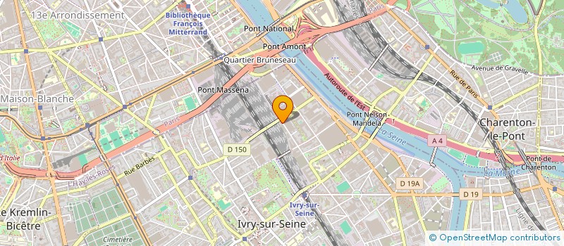 localisation de l'entreprise IVA  IVRY-SUR-SEINE