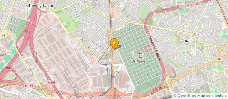 localisation de l'entreprise IVA DIFFUSION  THIAIS