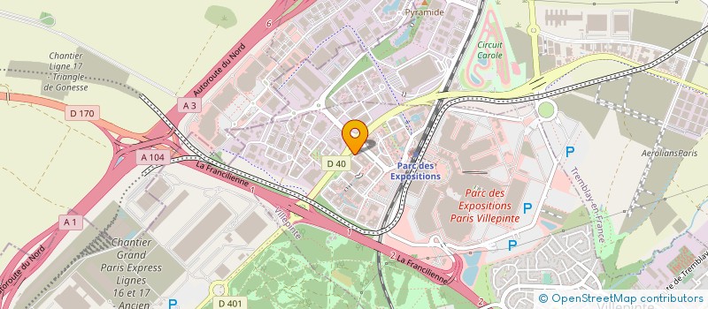 localisation de l'entreprise IVAD CONCEPT à VILLEPINTE