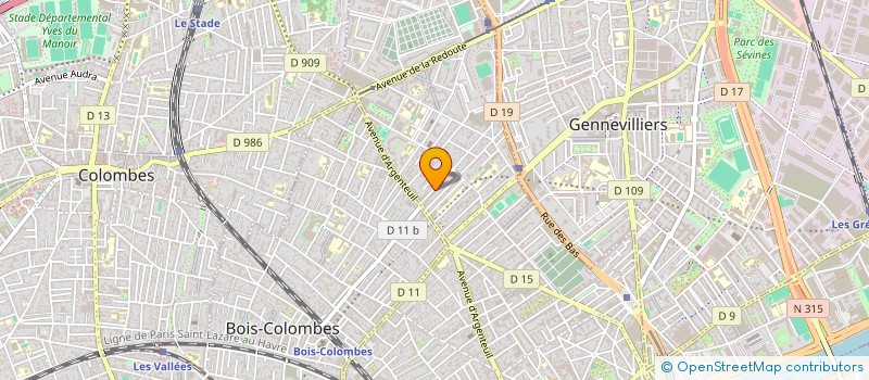 localisation de l'entreprise IVALDI  ASNIERES-SUR-SEINE