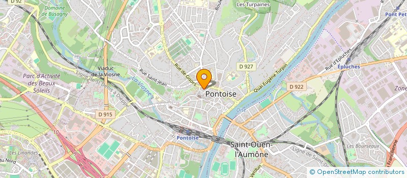 localisation de l'entreprise IVALDI DE GUEROULT LEPETITPAS  PONTOISE